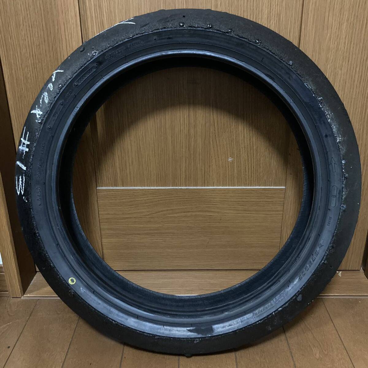 使用時間45分 DUNLOP KR149 KR133 前後タイヤセット ST1000 指定タイヤ YZF-R1 ZX-10R CBR1000RR GSX-R1000 スーパーコルサ α13SP R11 #1の画像2