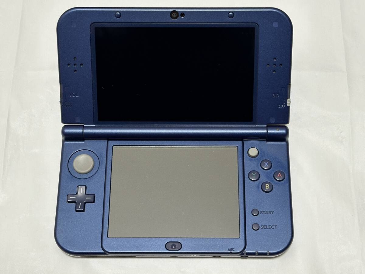 ★[中古] new3DSLL 本体 newニンテンドー3DSLL メタリックブルー 充電器付き [動作確認済] newNintendo3DSLL RED-001★の画像5