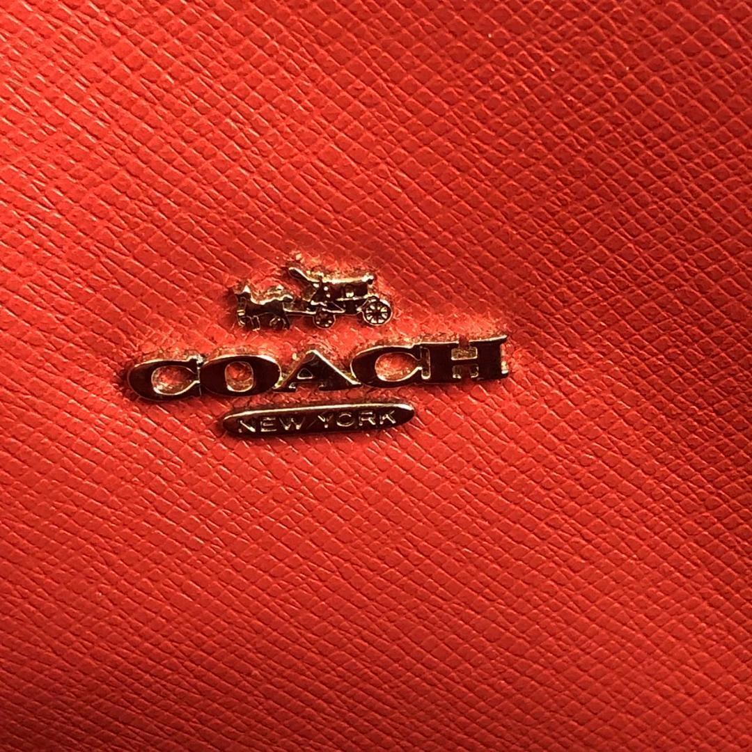 COACH コーチ シグネチャー ショルダーバッグ ブラウン オレンジ ブランド バッグ 鞄 かばん レディース 送料無料 おしゃれ_画像8