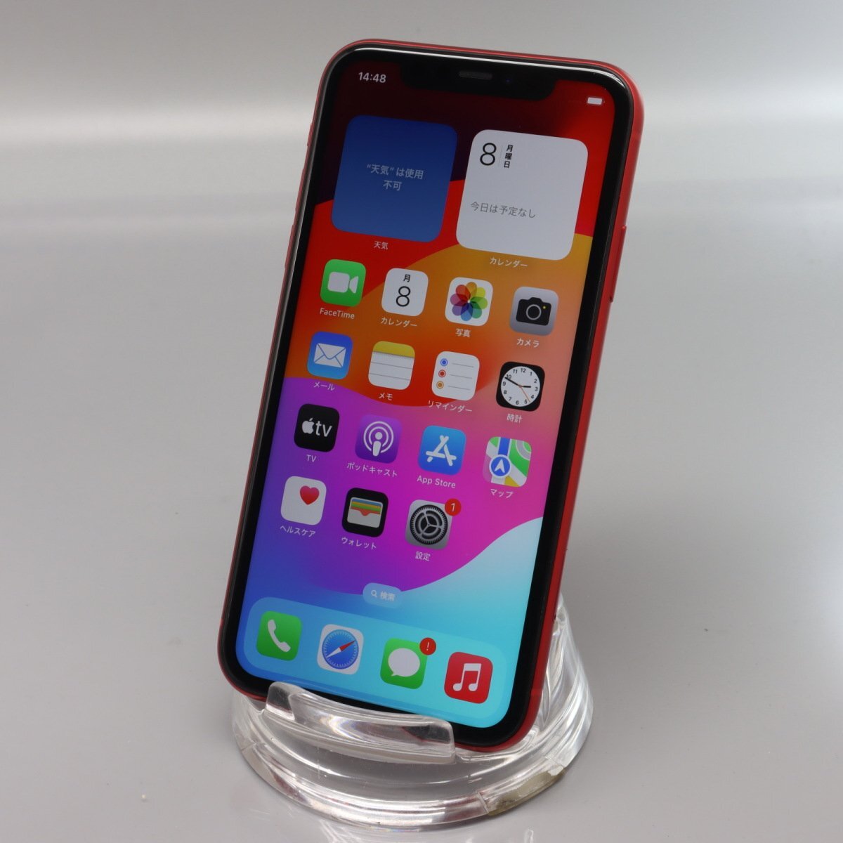 Apple iPhone11 128GB (PRODUCT)RED A2221 MWM32J/A バッテリ81% ■ドコモ★Joshin7339【1円開始・送料無料】の画像2