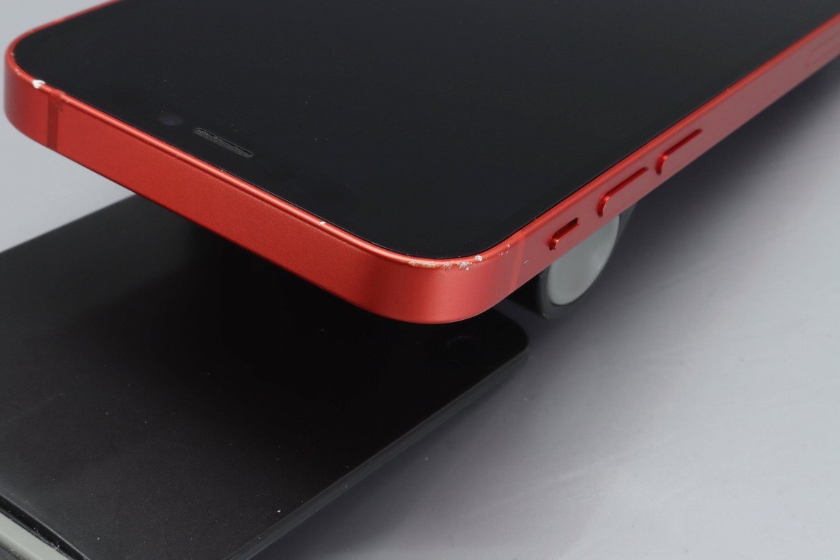 Apple iPhone12 mini 128GB (PRODUCT)RED A2398 MGDN3J/A バッテリ77% ■SIMフリー★Joshin2172【1円開始・送料無料】の画像8