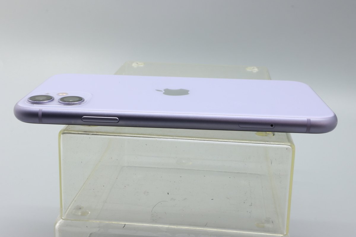 Apple iPhone11 128GB Purple A2221 MWM52J/A バッテリ78% ■SIMフリー★Joshin2176【1円開始・送料無料】の画像7