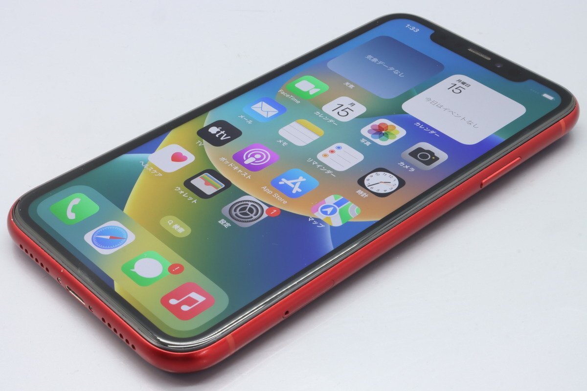 Apple iPhoneXR 64GB (PRODUCT)RED A2106 MT062J/A バッテリ86% ■ソフトバンク★Joshin0068【1円開始・送料無料】の画像5