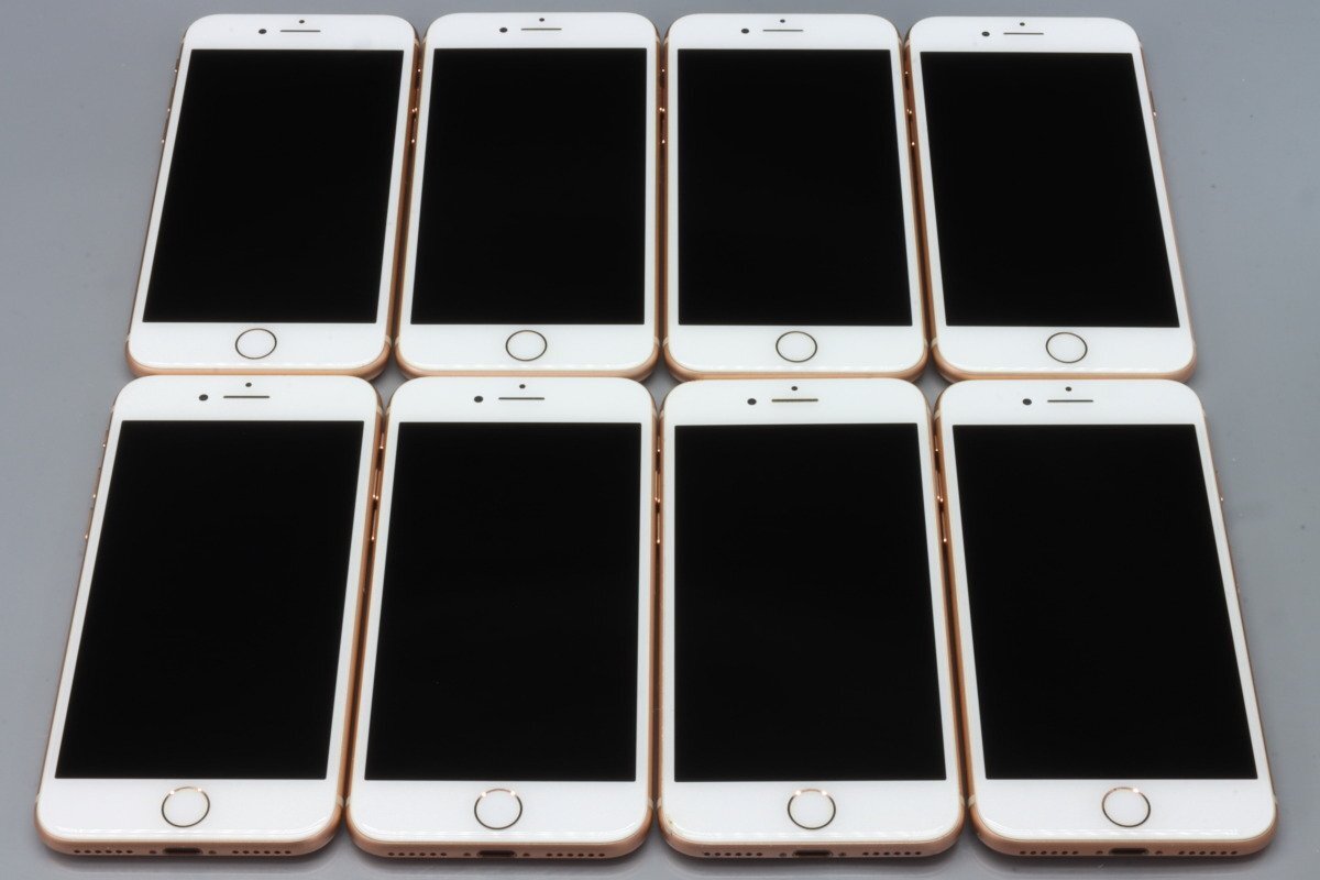Apple iPhone8 64GB Gold 8台セット A1906 MQ7A2J/A ■SIMフリー★Joshin(ジャンク)5718【1円開始・送料無料】の画像2