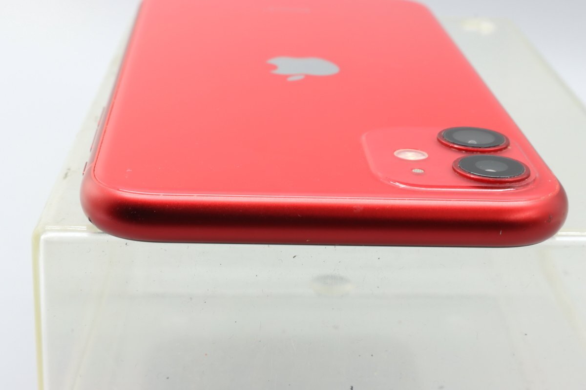 Apple iPhone11 64GB (PRODUCT)RED A2221 MHDD3J/A バッテリ78% ■SIMフリー★Joshin7872【1円開始・送料無料】の画像8