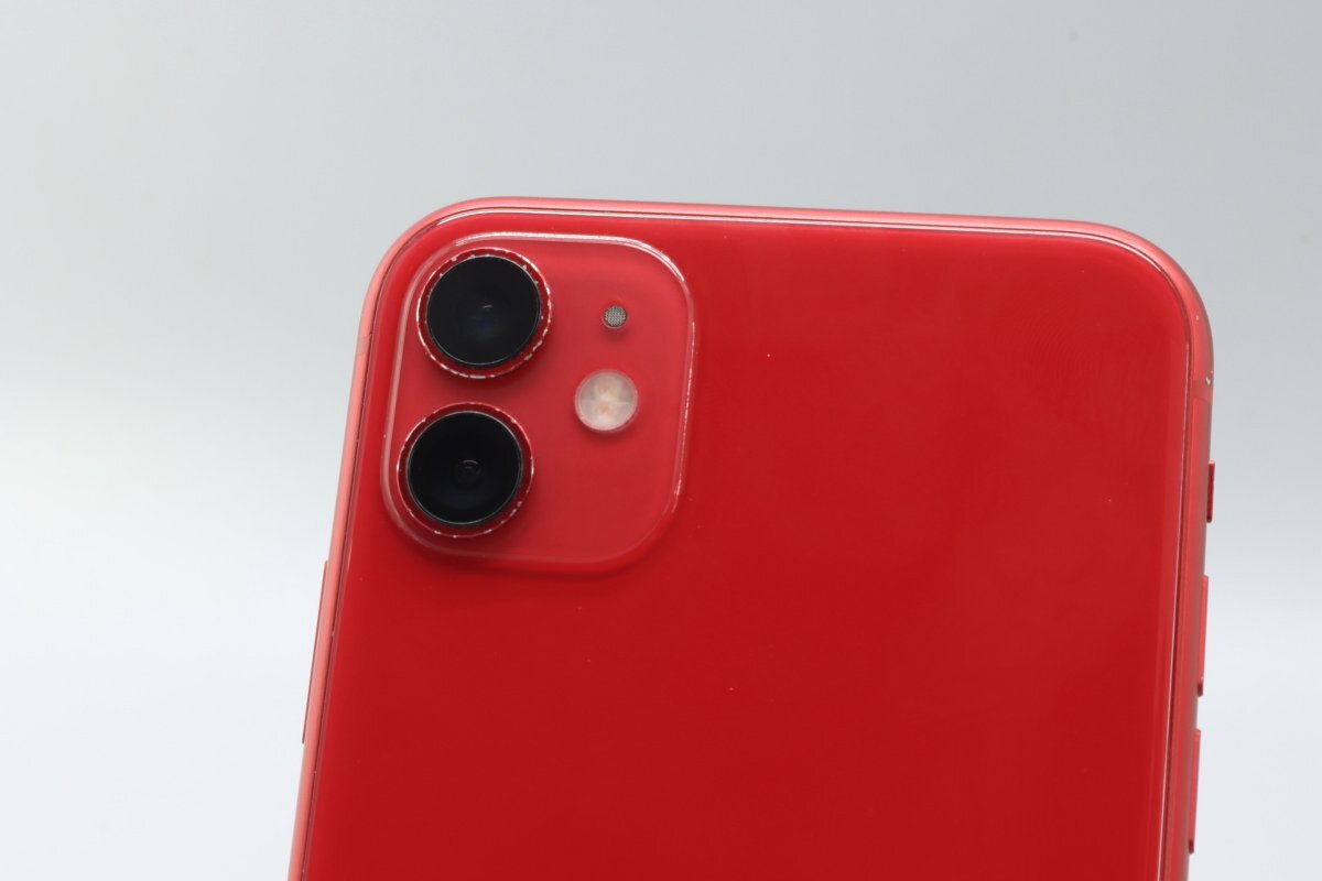 Apple iPhone11 64GB (PRODUCT)RED A2221 MWLV2J/A バッテリ75% ■SIMフリー★Joshin8896【1円開始・送料無料】の画像9
