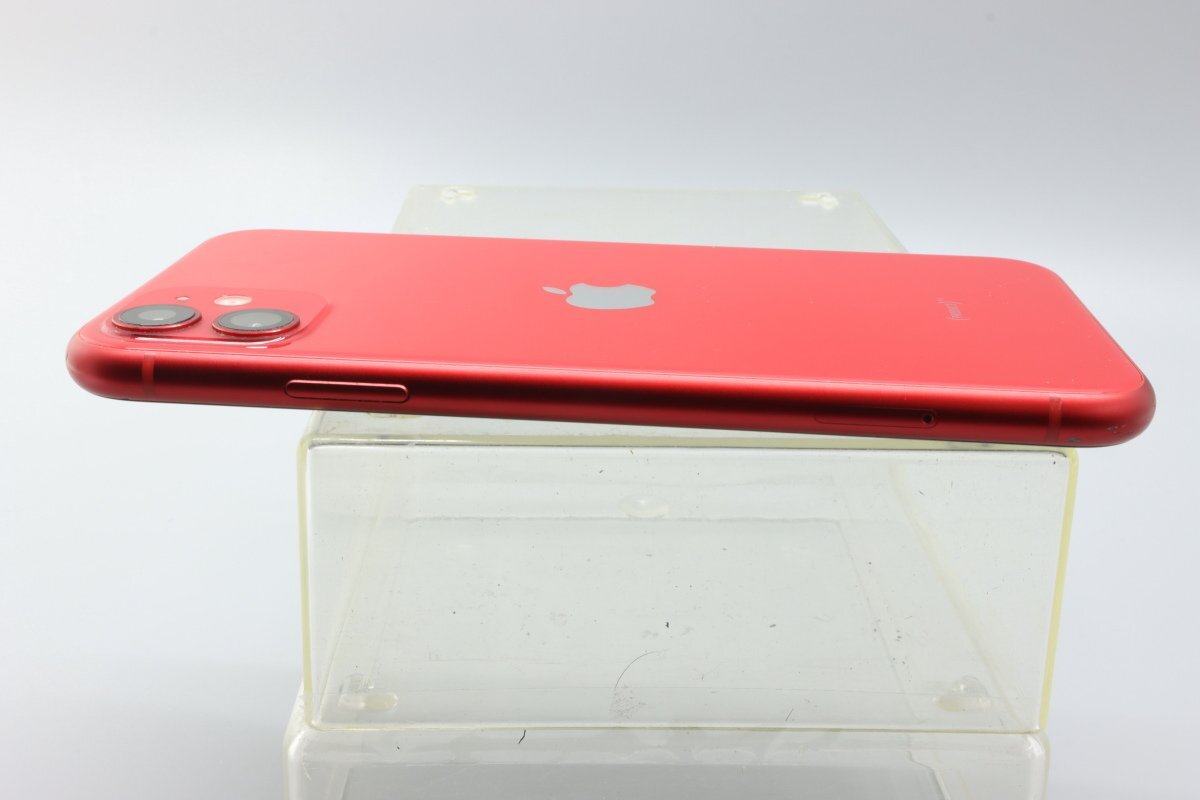 Apple iPhone11 64GB (PRODUCT)RED A2221 MHDD3J/A バッテリ78% ■SIMフリー★Joshin7872【1円開始・送料無料】の画像7