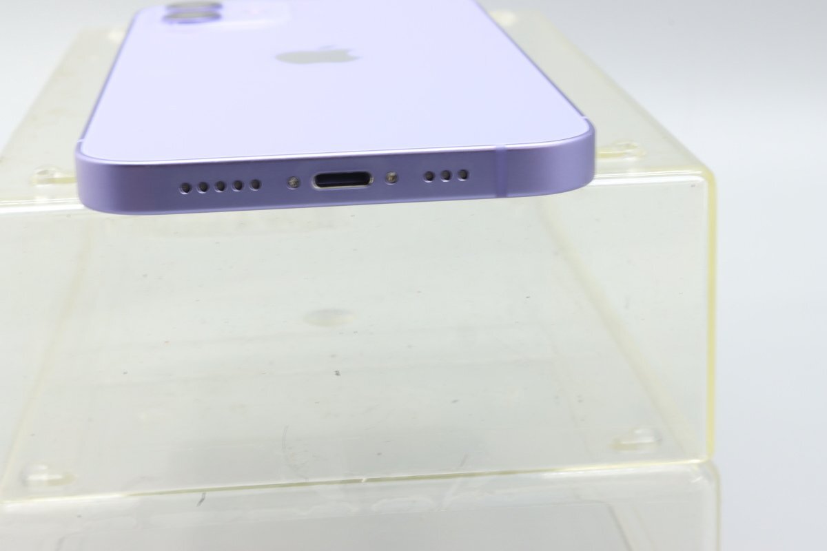 Apple iPhone12 64GB Purple A2402 MJNH3J/A バッテリ83% ■au★Joshin0196【1円開始・送料無料】の画像6