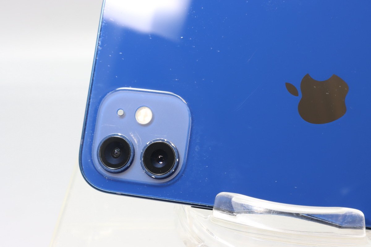 Apple iPhone12 64GB Blue A2402 MGHR3J/A バッテリ90% ■SIMフリー★Joshin(ジャンク)4399【1円開始・送料無料】の画像9