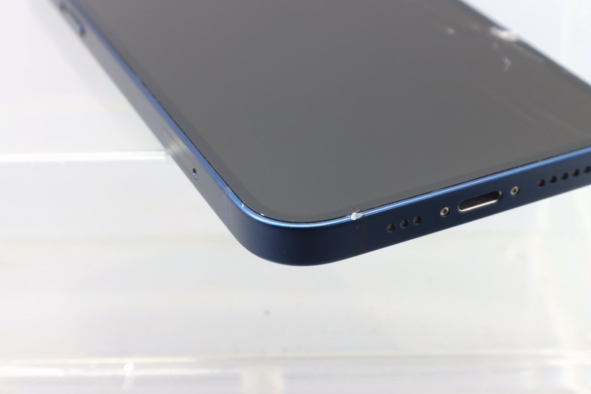 Apple iPhone12 64GB Blue A2402 MGHR3J/A バッテリ90% ■SIMフリー★Joshin(ジャンク)4399【1円開始・送料無料】の画像7