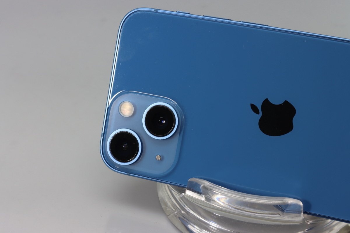 Apple iPhone13 mini 256GB Blue A2626 MLJN3JA バッテリ85% ■SIMフリー★Joshin0802【1円開始・送料無料】の画像9