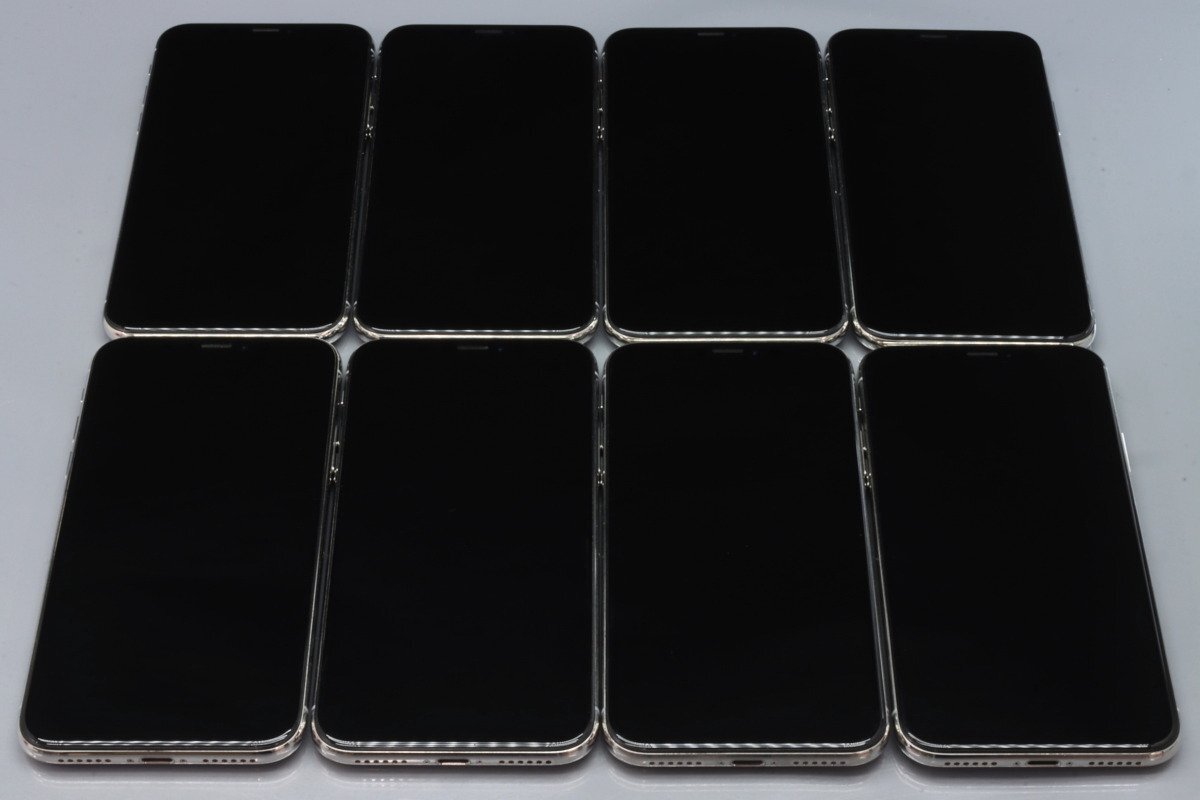 Apple iPhoneX 64GB Silver 8台セット A1902 MQAY2J/A ■ドコモ★Joshin(ジャンク)8042【1円開始・送料無料】の画像2