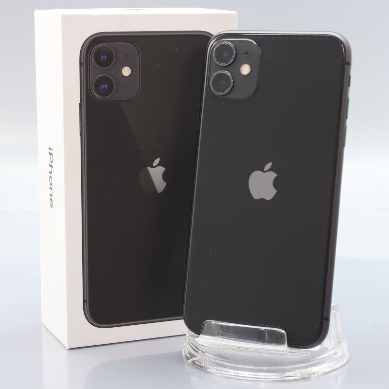 Apple iPhone11 128GB Black A2221 NWM02J/A バッテリ77% ■SIMフリー★Joshin9624【1円開始・送料無料】