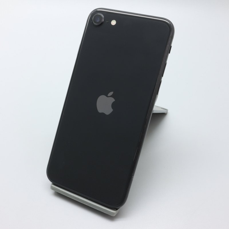 Apple iPhoneSE 128GB (第2世代) Black A2296 MXD02J/A バッテリ79% ■SIMフリー★Joshin1604【1円開始・送料無料】_画像1