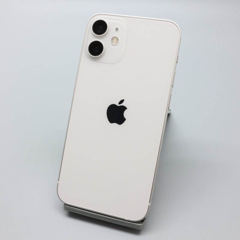 Apple iPhone12 mini 128GB White A2398 MGDM3J/A バッテリ77% ■SIMフリー★Joshin7826【1円開始・送料無料】の画像1