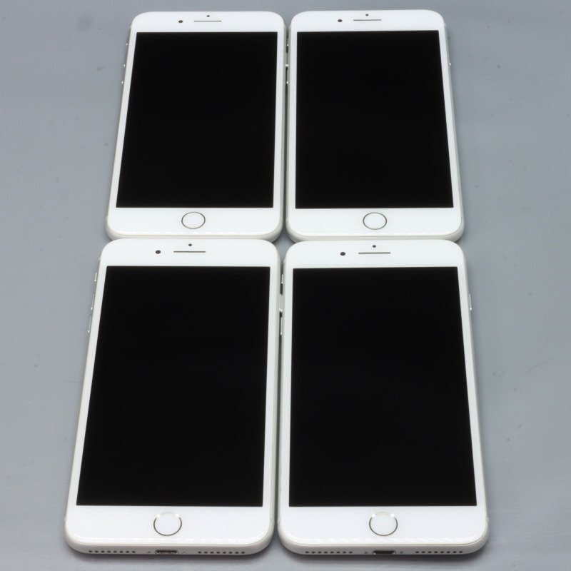 Apple iPhone8 Plus 64GB Silver 4台セット A1898 MQ9L2J/A ■ドコモ★Joshin(ジャンク)4769【1円開始・送料無料】の画像2
