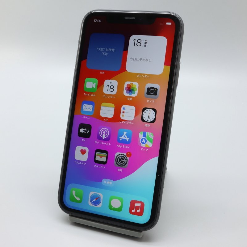 Apple iPhone11 64GB Black A2221 MHDA3J/A バッテリ83% ■SIMフリー★Joshin1728【1円開始・送料無料】の画像2