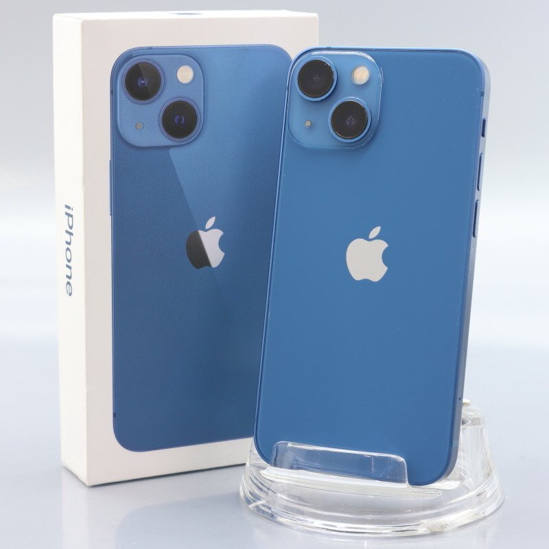 Apple iPhone13 mini 128GB Blue A2626 MLJH3J/A バッテリ87% ■SIMフリー★Joshin2343【1円開始・送料無料】の画像1