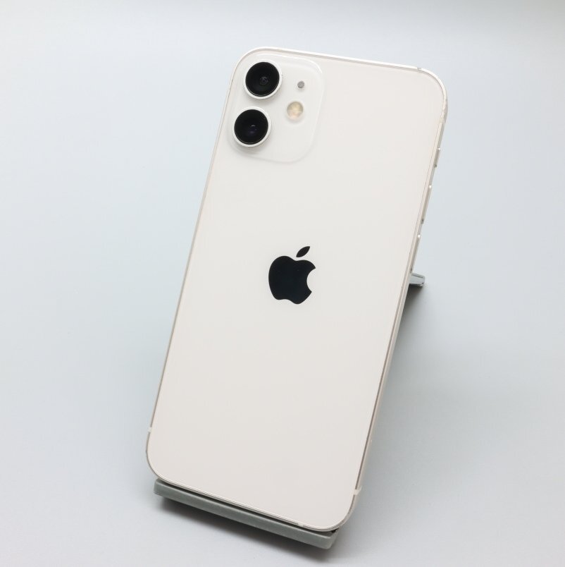 Apple iPhone12 mini 256GB White A2398 MGDT3J/A バッテリ77% ■SIMフリー★Joshin8893【1円開始・送料無料】の画像1