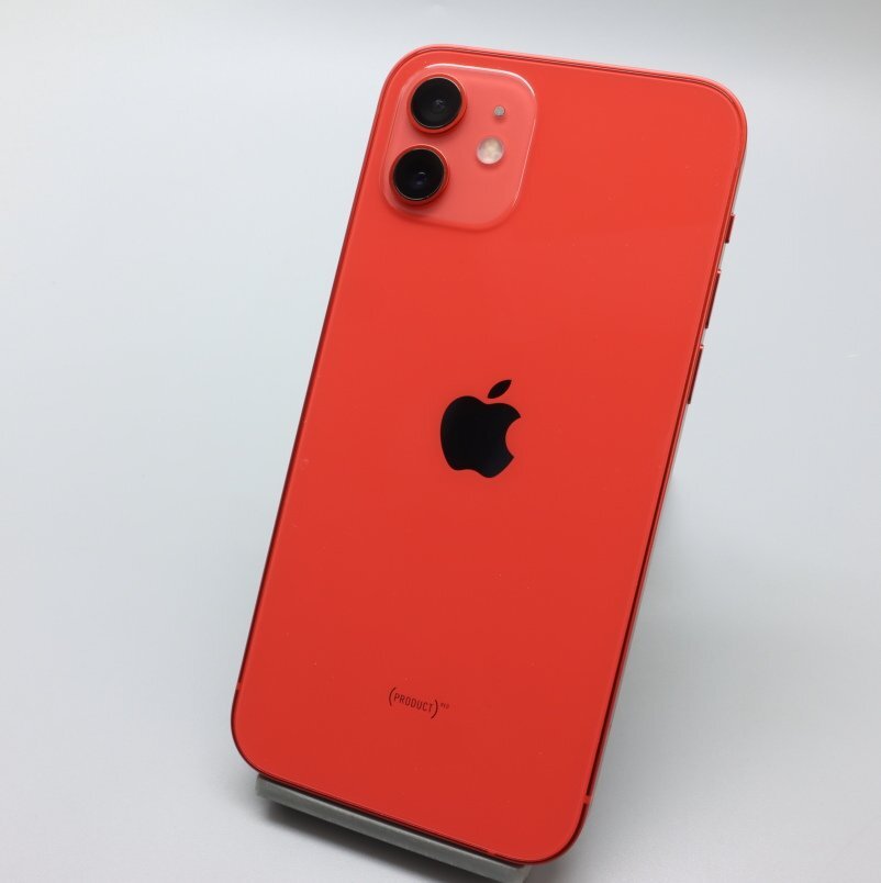 Apple iPhone12 64GB (PRODUCT)RED A2402 MGHQ3J/A バッテリ85% ■SIMフリー★Joshin8176【1円開始・送料無料】