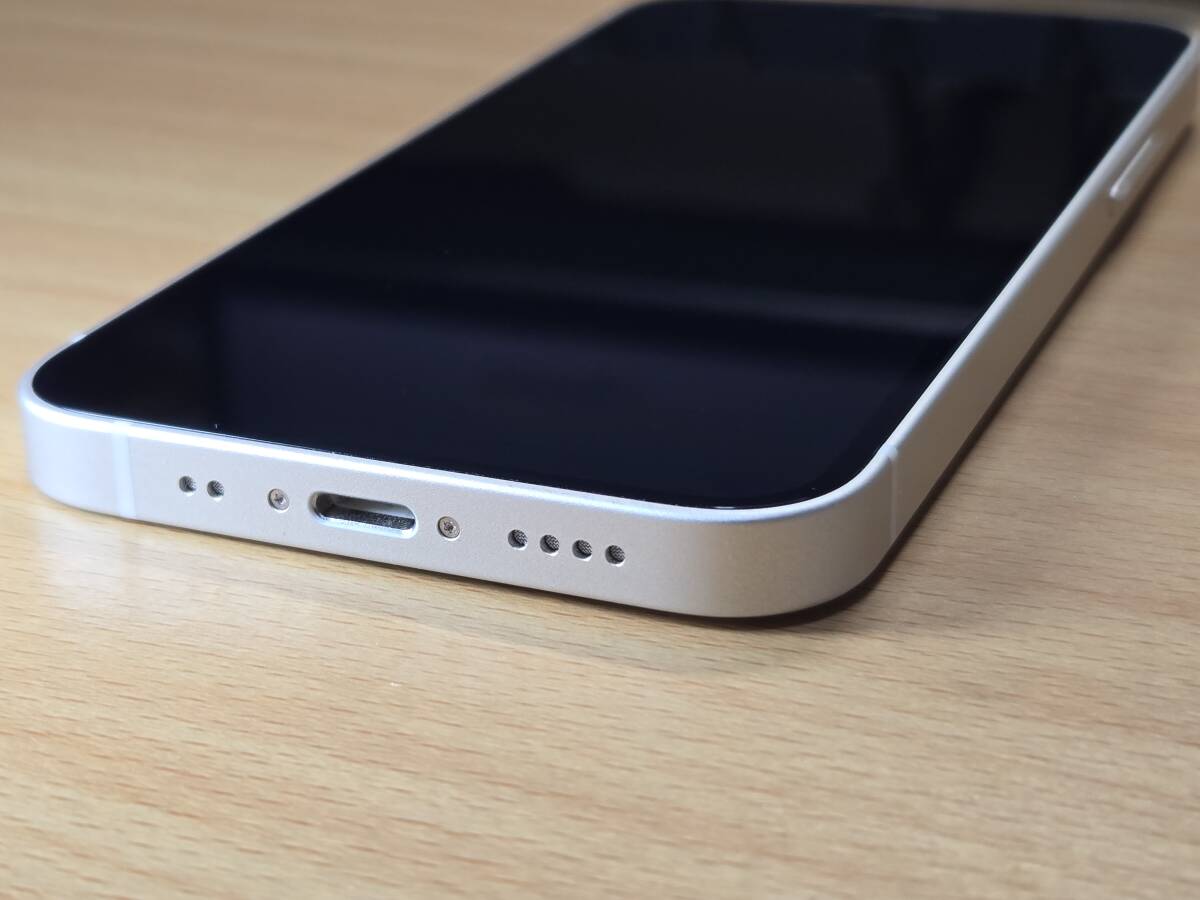 【中古美品】Apple iPhone12 mini 64GB ホワイト Softbank SIMロック解除済み バッテリー90% の画像7