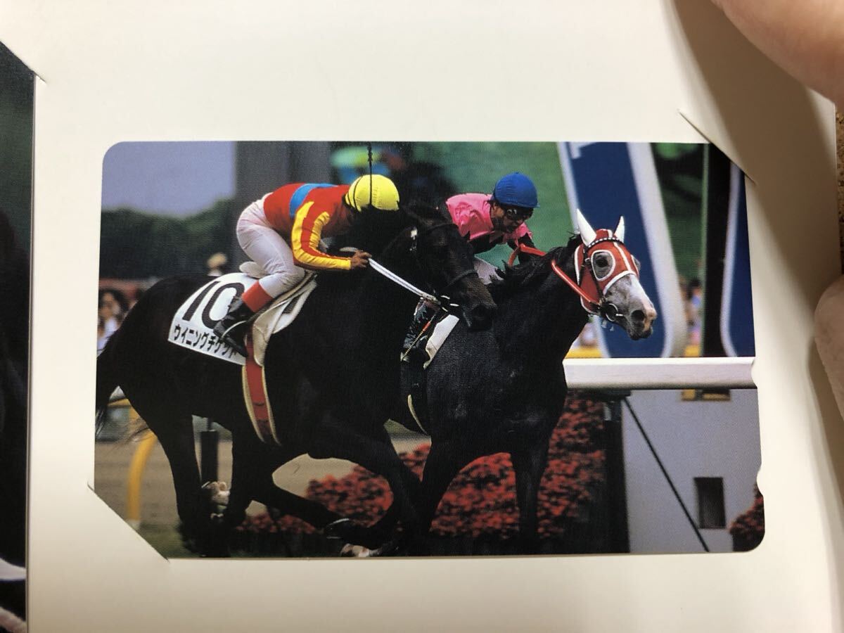 テレホンカード★競馬★ウイニングチケット★50度数2枚1000円分★台紙つきの画像6