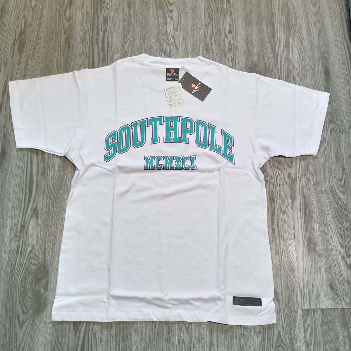 SOUTHPOLE★サウスポール by BOB win プリントロゴ半袖Tシャツ★XLの画像1