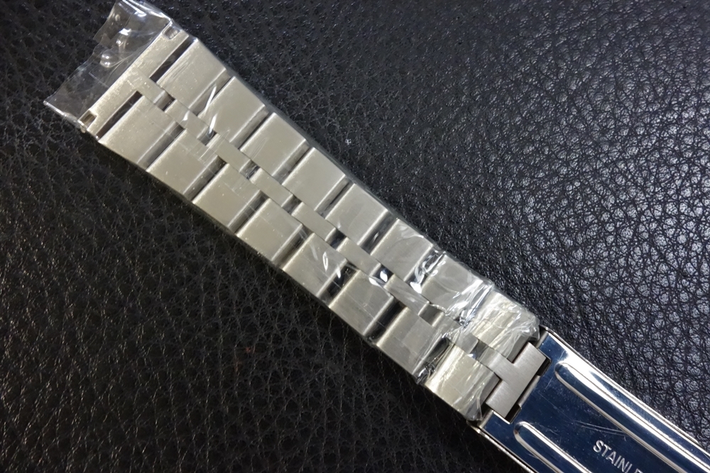 SEIKO Speed Timer 5Sports BRACELET 6138-0040 茶黒ウマ用 Stainless 新品 社外品 アンティーク クロノグラフ ベルト ツノの画像5