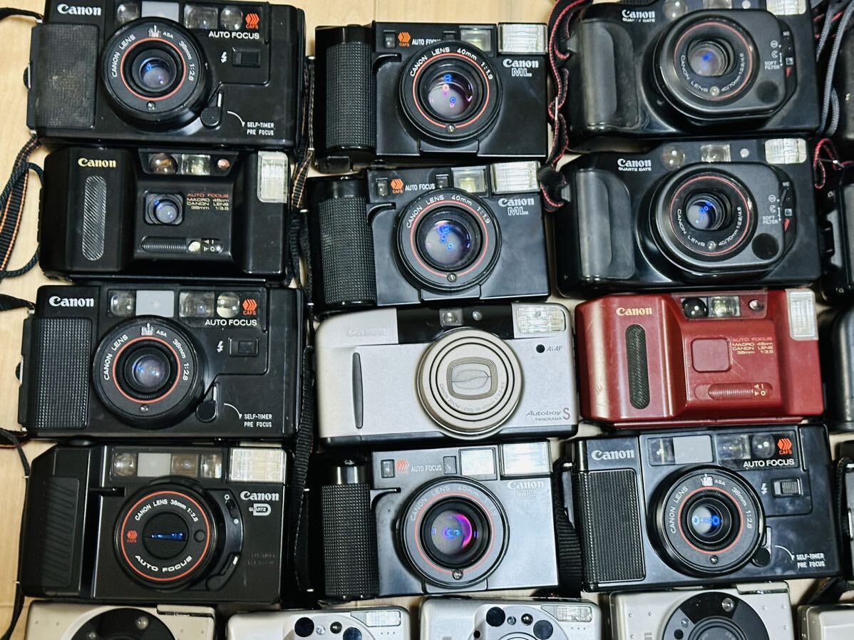 計21点 Canon コンパクトカメラ フィルムカメラ オールドカメラ まとめ ジャンク扱いの画像2