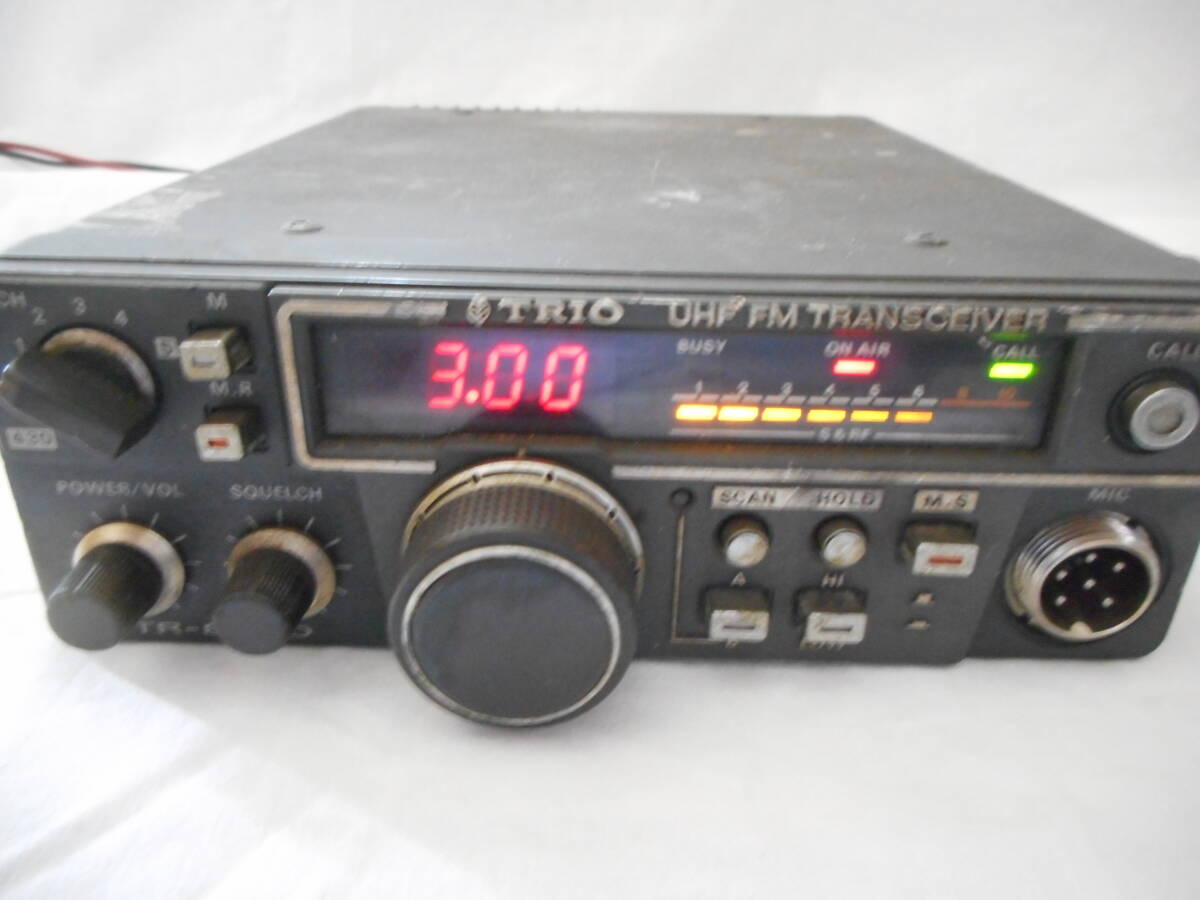 TRIO TR-8400 UHF FM TRANSCEVER 「ジャンク品」の画像3