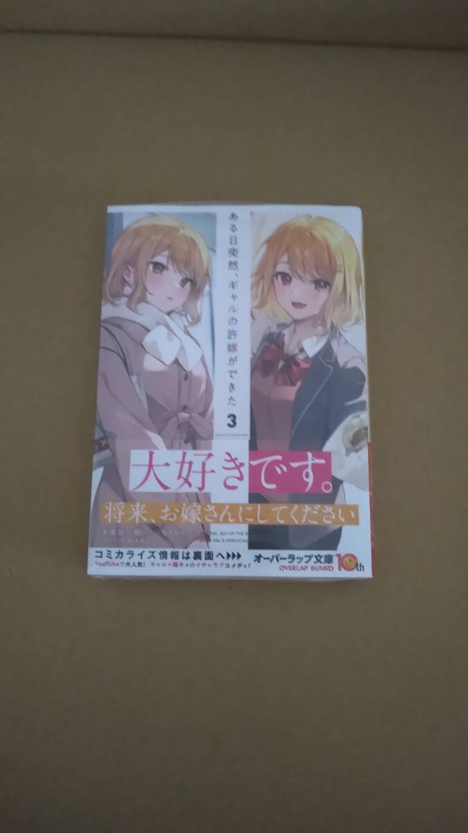 シュリンク付・未開封品 ある日突然、ギャルの許嫁ができた 最新刊 3巻【24年4月初版 泉谷一樹 なかむら まめぇ オーバーラップ文庫】の画像2