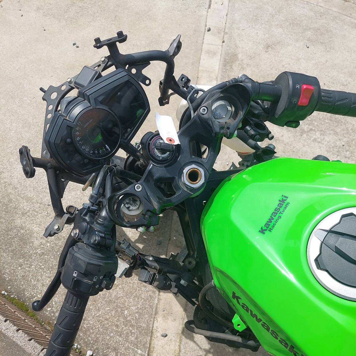 埼玉 Ninja400 ニンジャ400 EX400G 事故車 部品取り 書無 実働 埼玉 検索ニンジャ250の画像7