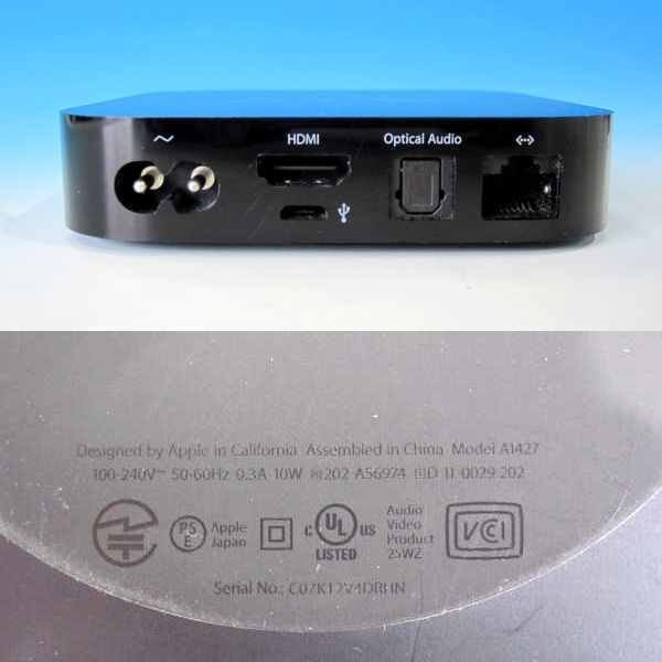 ★★Apple Apple TV 第3世代 A1427 リモコン 動作品★_画像4