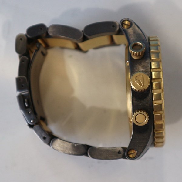 中古/不動品 NIXON/ニクソン 腕時計 THE51-30 CHRONO クォーツ 付属品各種 ガンメタル/ゴールド 定形外可