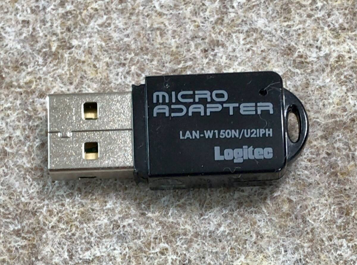 ♪ LAN-W150N/U2IPH ・PSPハード・小型USB無線LANアダプタ(PSP向)・本体のみ_画像1