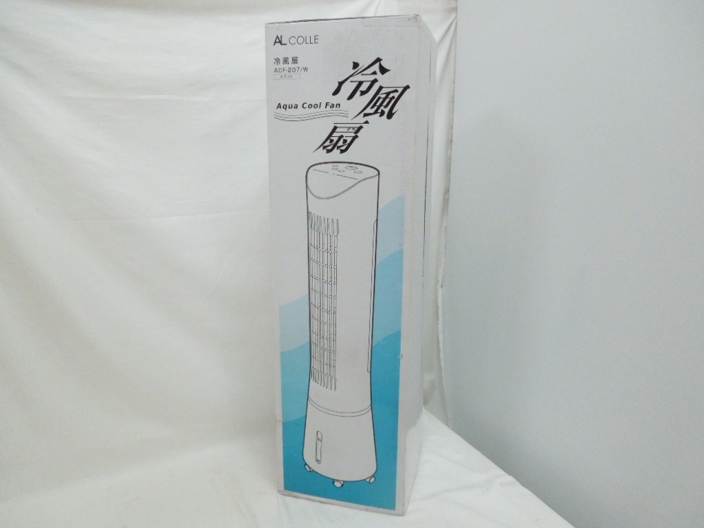 ‡0669 unopened goods KOIZUMI cold air fan ACF-207 Aqua Cool Fan white indoor for home use operation not yet verification accessory not yet verification unused goods 
