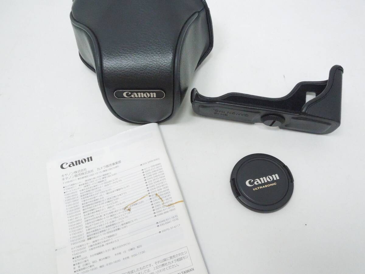 ‡ 0737 Canon キャノン EOS KissⅢ フィルムカメラ 一眼レフカメラ レンズ/使用説明書付 動作未確認 現状渡し_画像10