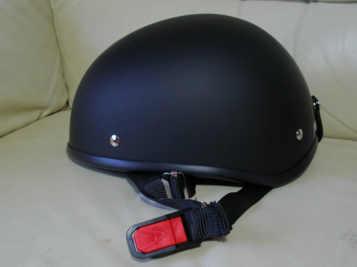 * новый товар половина Duck шлем semi-cap XL размер (61~62.) матовый чёрный *