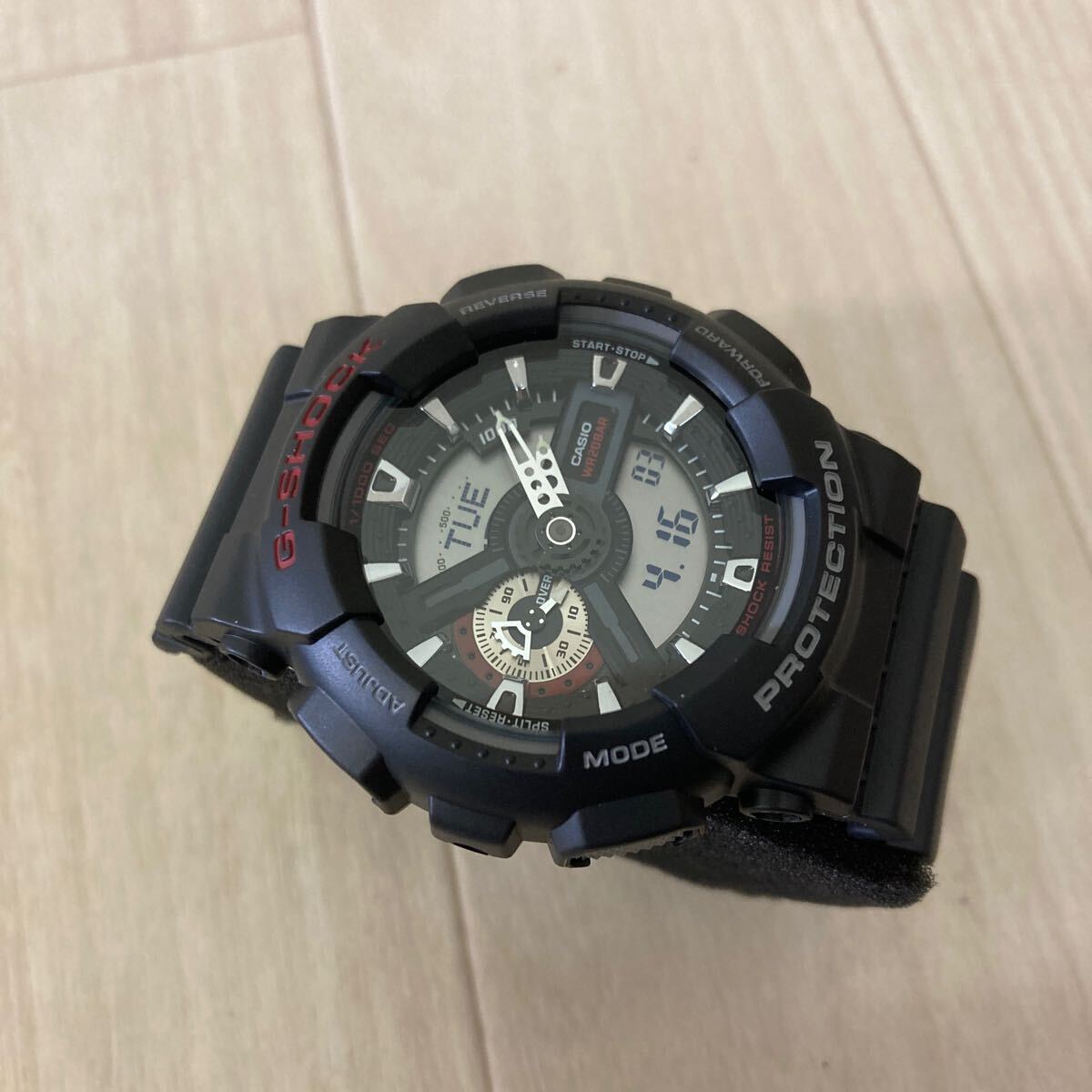 1円〜新品未使用品 CASIO カシオ G-SHOCK Gショック 5146 GA-110-1AJF 腕時計 ブラックの画像7