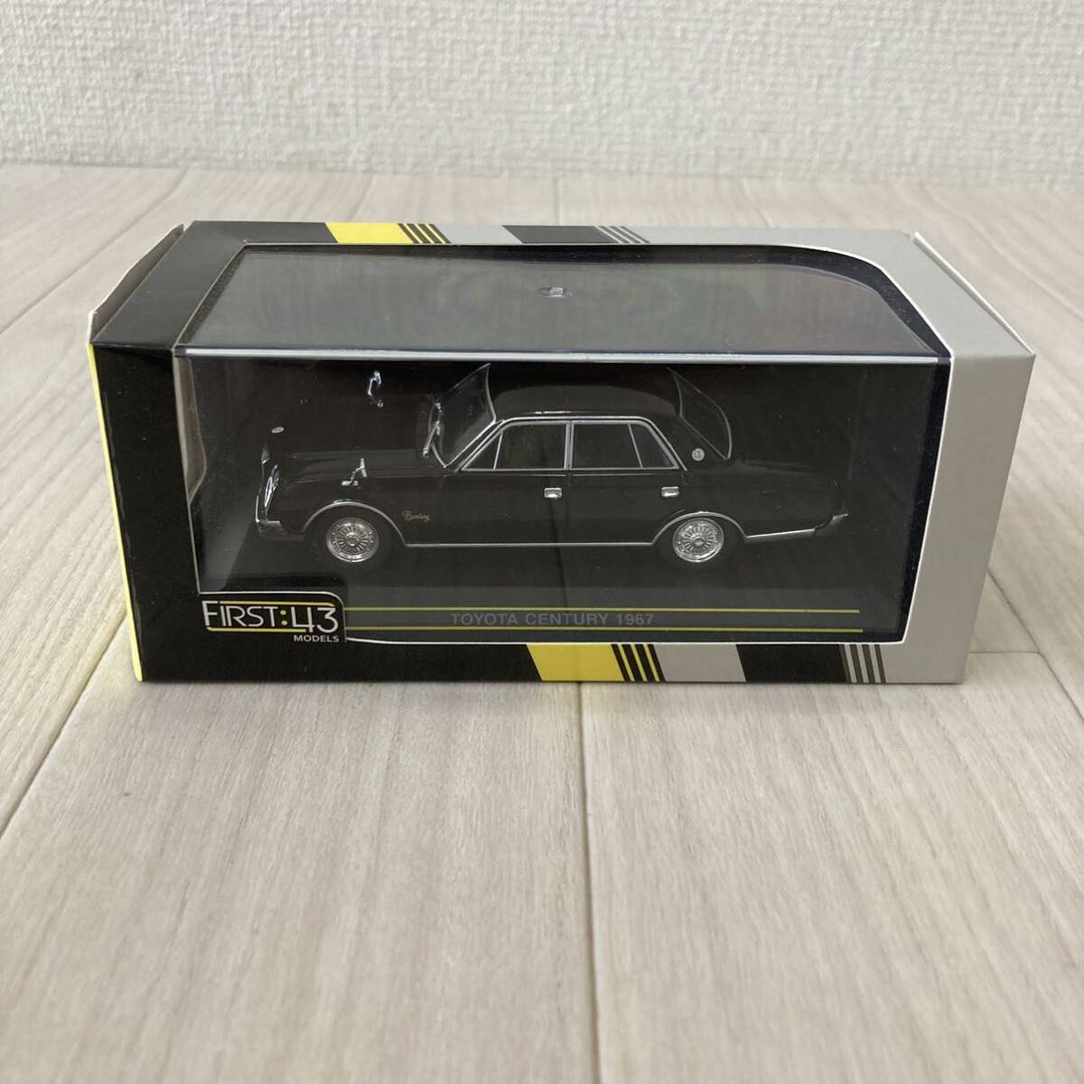 FIRST:43 1/43 TOYOTA CENTURY 1967 F43-009 Black トヨタ センチュリー ブラック ミニカー モデルカーの画像1