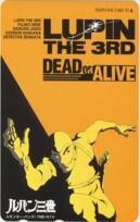 [ telephone card ] Lupin III DEAD OR ALIVE Monkey * punch telephone card 6R-U1011 A rank 