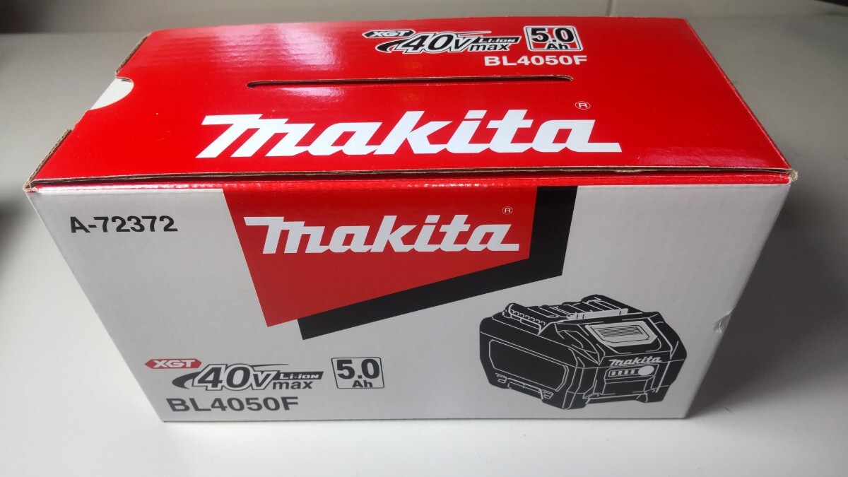 マキタ 40Vmax リチウムイオンバッテリ 5.0Ah BL4050F １円スタート 売切です_画像1