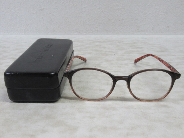 ◆S334.marimekko マリメッコ 32-0051-01 Greta 眼鏡 メガネ 度入り/中古_画像1