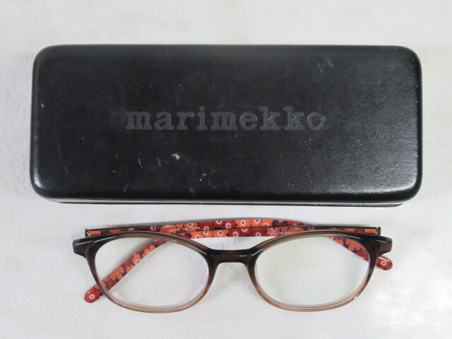 ◆S334.marimekko マリメッコ 32-0051-01 Greta 眼鏡 メガネ 度入り/中古_画像10