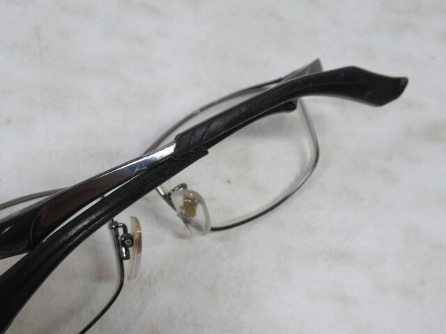 ◆S371.Walz ZEALOPTICS to Zeque ワルツ ゼクーバイジールオプティクス 日本製 眼鏡 メガネ 度入り/中古の画像8