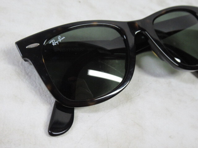 ◆S448.Ray Ban WAYFARER レイバン ウェイファーラー RB 2140 902 サングラス/中古_画像9