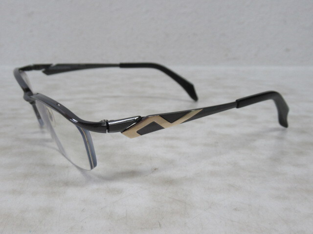 ◆S300.Masaki Matsushima マサキマツシマ MF-1228 Ti-P COL.3 1E 日本製 眼鏡 メガネ 度入り/中古の画像2