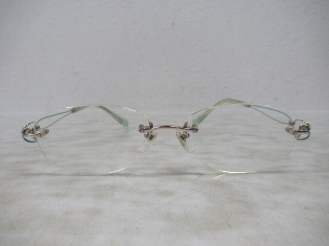 ◆S314.Charmant シャルマン Line Art XL1463 WP TITAN 眼鏡 メガネ 度入り/中古の画像1