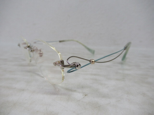 ◆S314.Charmant シャルマン Line Art XL1463 WP TITAN 眼鏡 メガネ 度入り/中古の画像2