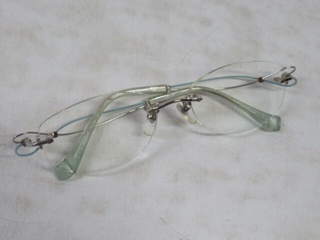 ◆S314.Charmant シャルマン Line Art XL1463 WP TITAN 眼鏡 メガネ 度入り/中古の画像9